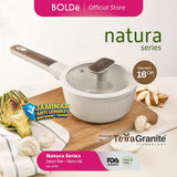 BOLDë Natura Series Sauce Pan + Glass Lid