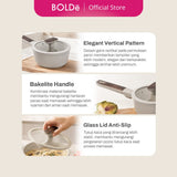 BOLDë Natura Series Sauce Pan + Glass Lid