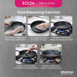 BOLDë UltraGran Cast Iron Skillet