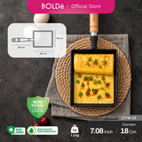 BOLDe UltraGran Cast Iron Tamagoyaki Pan 18 cm