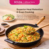 BOLDë UltraGran Cast Iron Wok 32cm