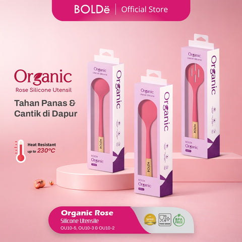 Bolde Organic Rose Utensil Silicone