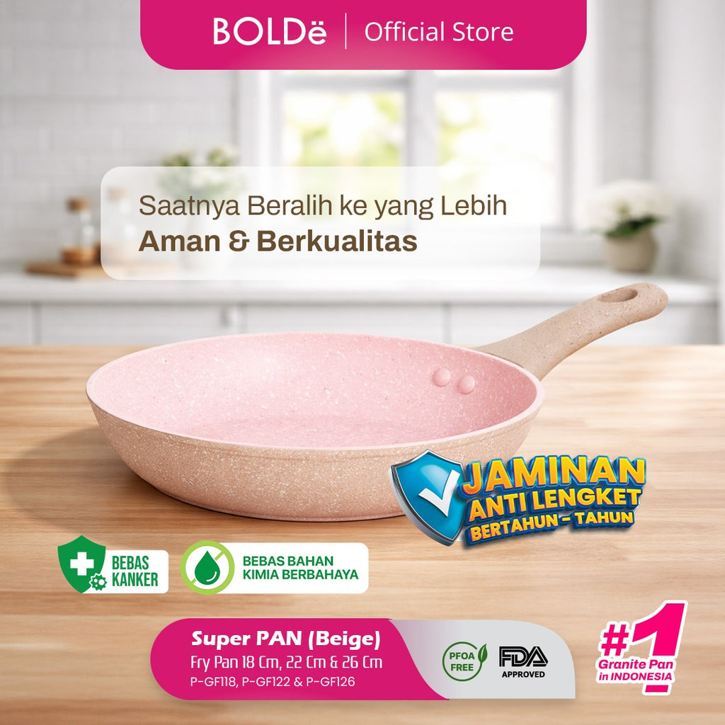 Fry Pan 22 CM Granite Beige Series