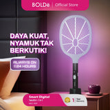 BOLDë Digital Swatter 2 in 1 (Raket Nyamuk & Serangga)