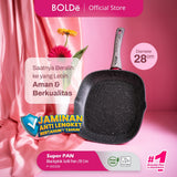 Grill PAN 28 cm, Granite Blackpink Series