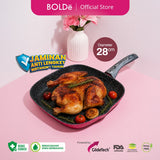 Grill PAN 28 cm, Granite Blackpink Series