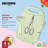 Hiroshima Cutting Board Knives Set