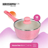 Hiroshima White Series Sauce Pan 18cm