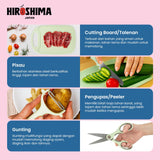Hiroshima Cutting Board Knives Set