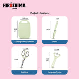 Hiroshima Cutting Board Knives Set