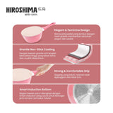 Hiroshima White Series Sauce Pan 18cm