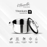 a Kitchen Master Stainless Steel Cookware - Casserole 20 cm