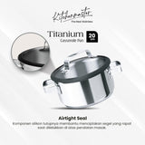 a Kitchen Master Stainless Steel Cookware - Casserole 20 cm