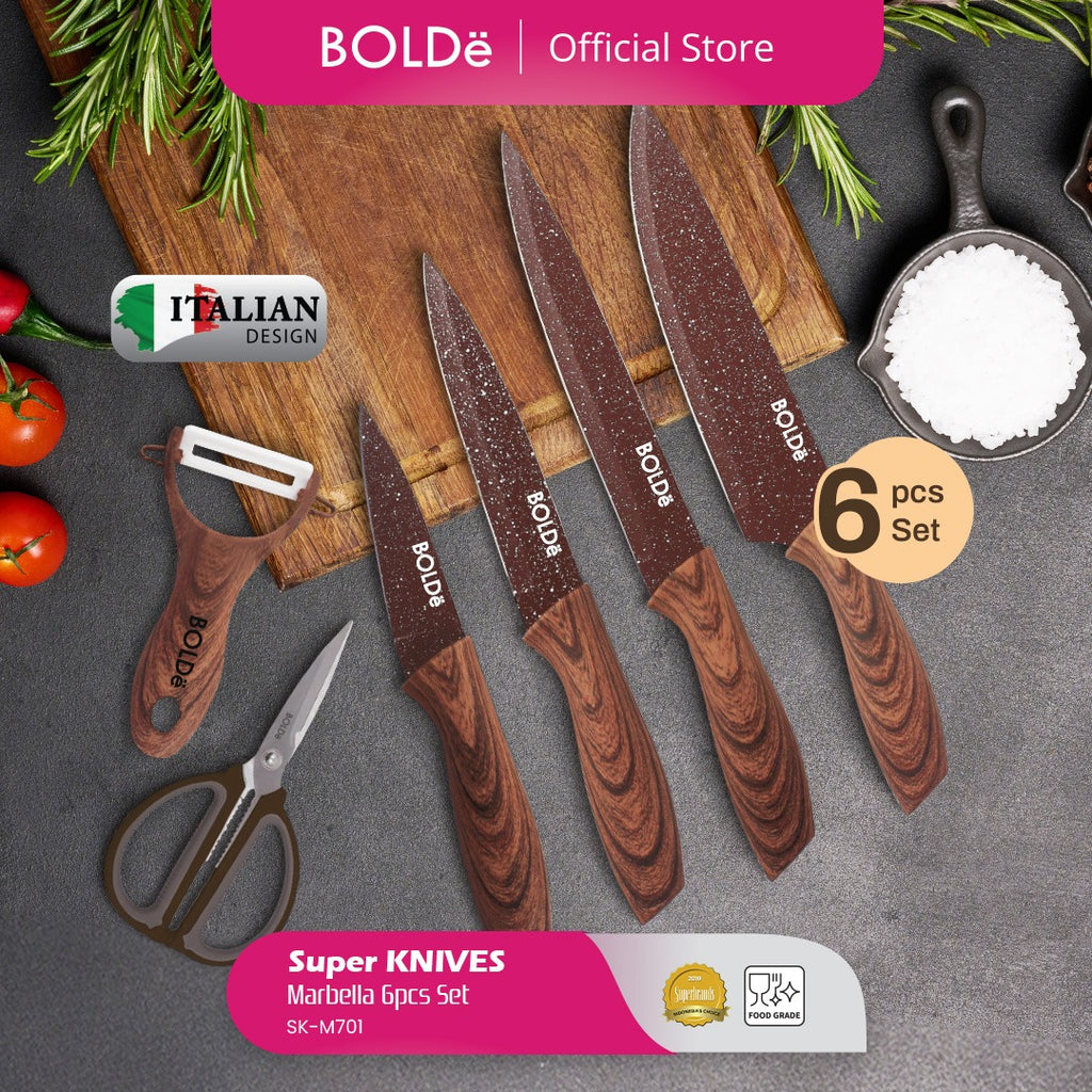 Super Knives  MARBELLA 6pcs set Italian Design