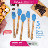 ORGANIC BAKED SILICONE UTENSILS SET 5 Pcs