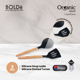 a ORGANIC Black Crystal  Cookware 8 pcs set