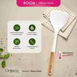 BOLDe Organic White Utensil Turner / Spatula