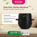 a Organic Egg All In One Cookware (Panci Serba Guna Anti Lengket)