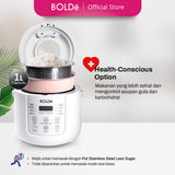 a BOLDe Smart Less Sugar Digital Rice Cooker 1L