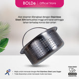 a BOLDe Smart Less Sugar Digital Rice Cooker 1L