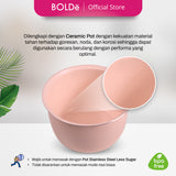 a BOLDe Smart Less Sugar Digital Rice Cooker 1L