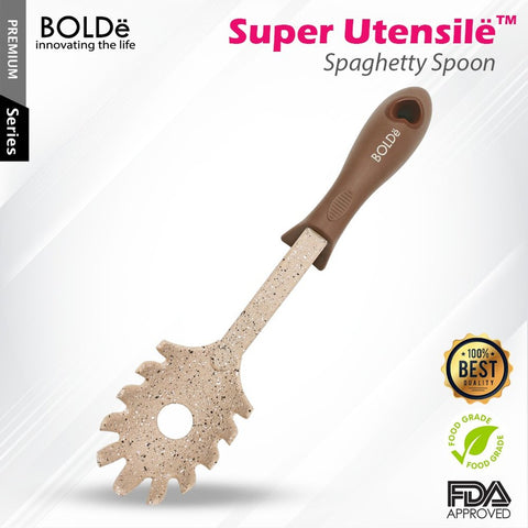 Super UTENSILE Granite Series Spaghetti Tool Beige