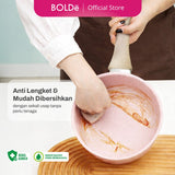 Sauce PAN 18 cm + glass lid, Granite Beige