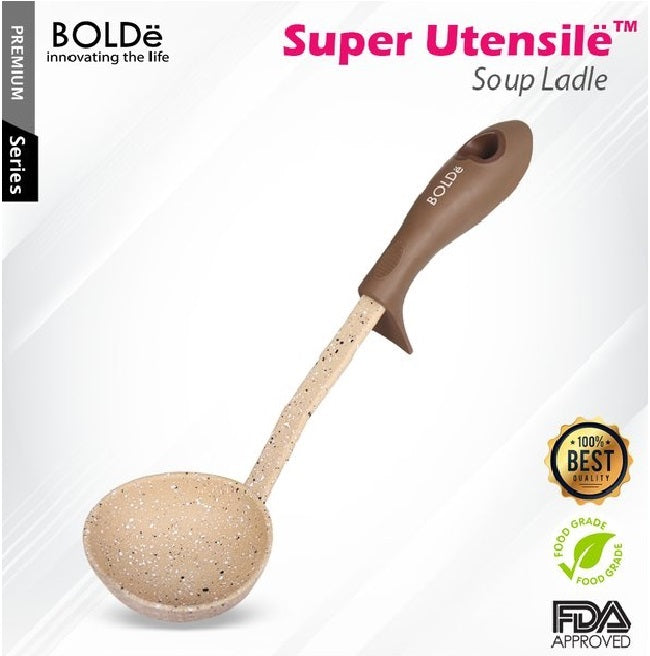 Super UTENSILE Granite Series SOUP LADLE Beige