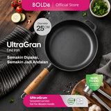 BOLDe UltraGran Cast Iron Flat Pan Wooden Handle 25 cm