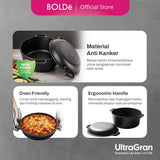 BOLDe UltraGran Seasoned Cast Iron 2 in 1 Pot 26 cm