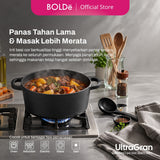 BOLDe UltraGran Seasoned Cast Iron Dutch Oven 20 cm & 24 cm
