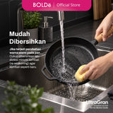 BOLDe UltraGran Cast Iron Flat Pan Wooden Handle 25 cm