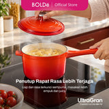 BOLDe UltraGran Enameled Cast Iron Milk Pot 16 cm + Lid