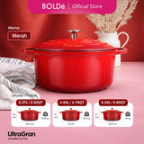 BOLDe Ultragran Cast Iron Enamelled Dutch Oven