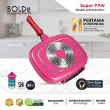Super PAN Granite 32 cm Double Grill PAN INDUKSI