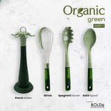 a Organic Green Silicone Utensils 7pcs Set