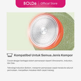 Organic Green 2-Ear Wok 30 cm + LID