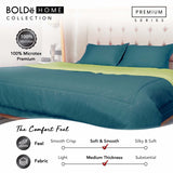 Bolde Home 200x200 Sprei Premium Serene Green (Hijau Tua)