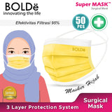 BOLDe Masker Hijab Medis Platinum Plus 3 Ply ( 50 pcs )