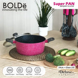 Casserole 24 cm, Granite BLACKPINK Series