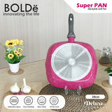 Grill PAN 28 cm, Granite Blackpink Series