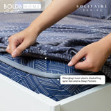 a BOLDe HOME Solitaire Bed Sheet 5pcs set