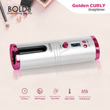 Bolde Golden Hair Straightner ( Catok Rambut Keriting Otomatis )