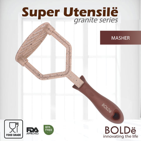 Super UTENSILE Granite Series MASHER Tool Beige