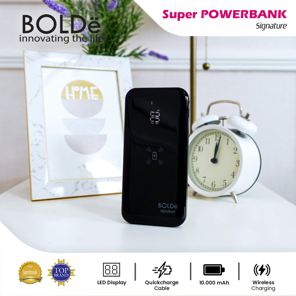 a Power BANK POWER SIGNATURE Wireless + LED