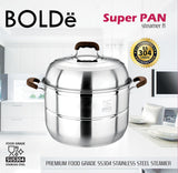 Super PAN SS 304 Stainless Steel STEAMER