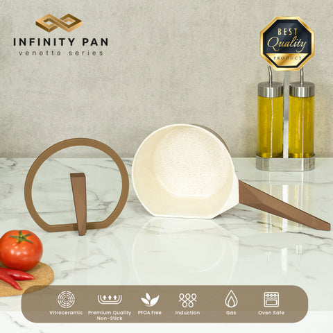 a Infinity PAN Venetta Series 18 cm Sauce Pan + Lid