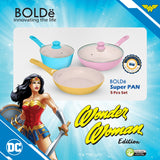 a Wonder WOMAN Super PAN Granite 3+1 pcs Sets