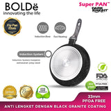 Fry Pan 22 CM Granite BLACK DARK KNIGHT