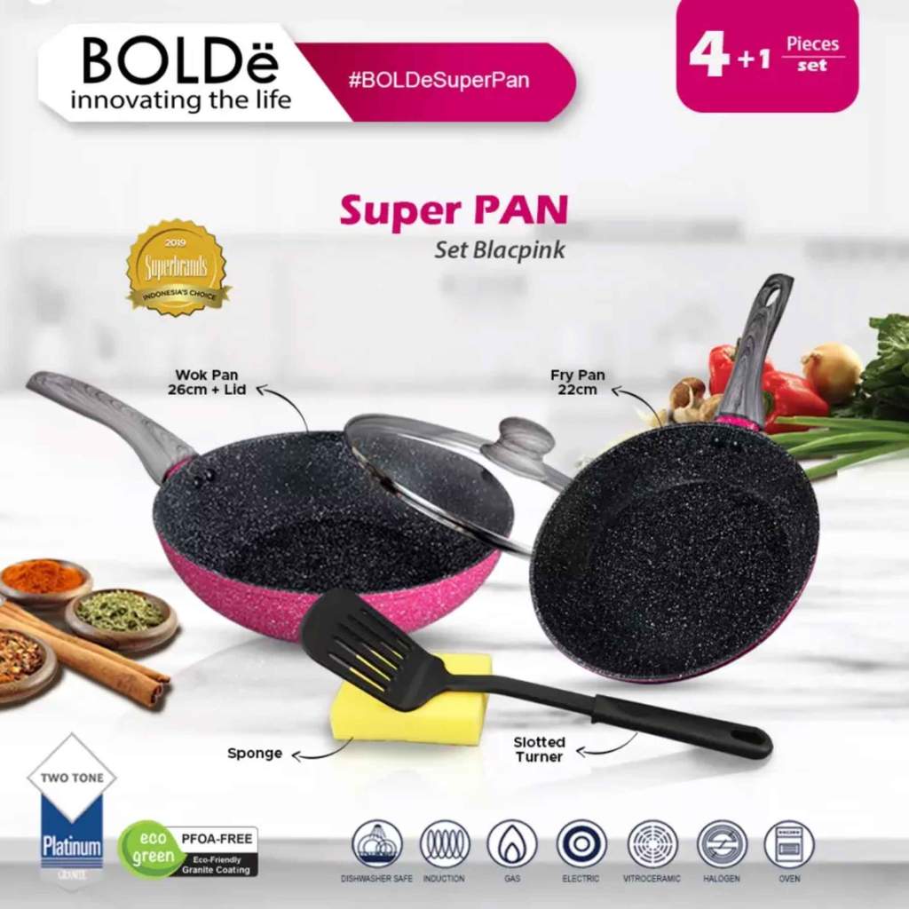 Super PAN Granite 5 pcs Set BLACKPINK